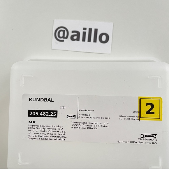 IKEA RUNDBAL Storage box with lid, natural - Picture 11 of 15